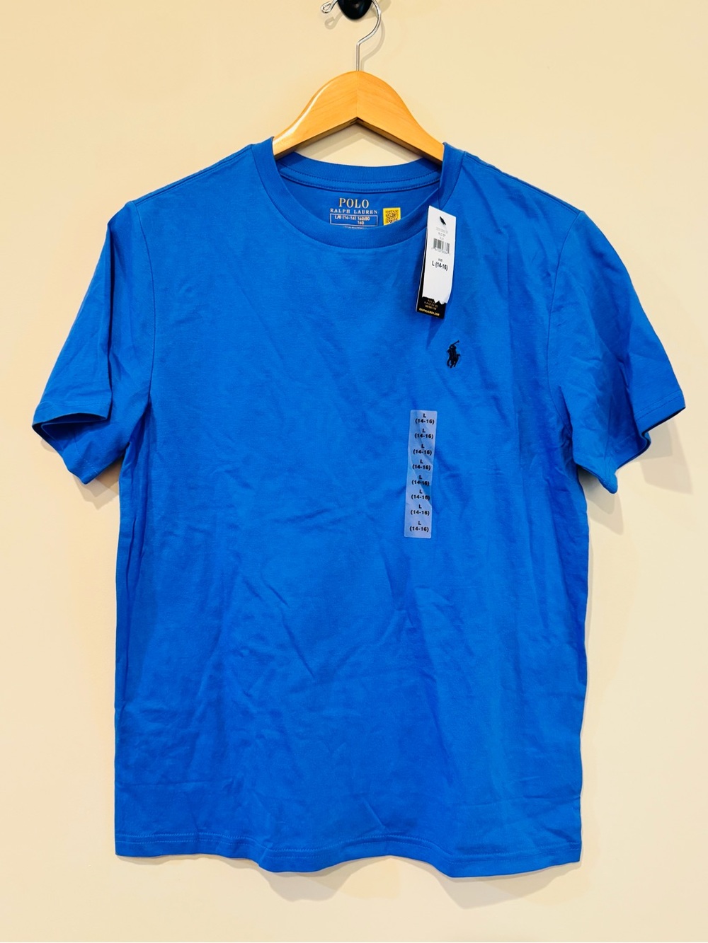 Ralph Lauren Royal Blue Crew Neck Short Sleeve Tee